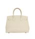 Birkin 30 in Veau Togo Craie/Gris Mouette, back view